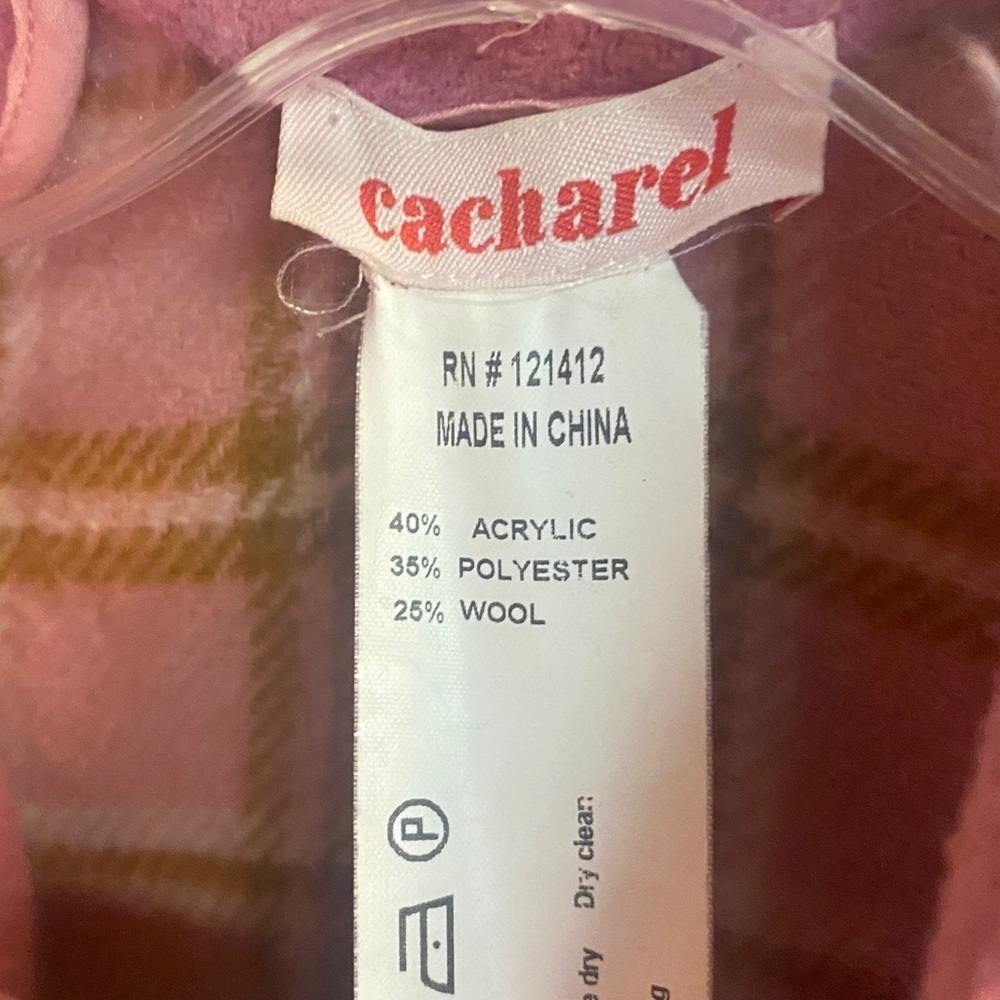 Vintage cacharel wool coat - Picture 2 of 4